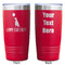 Animal Friend Birthday Red Polar Camel Tumbler - 20oz - Double Sided - Approval