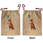 Animal Friend Birthday Santa Sack - Front & Back (Personalized)