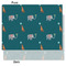 Animal Friend Birthday Tissue Paper - Lightweight - Medium - Front & Back