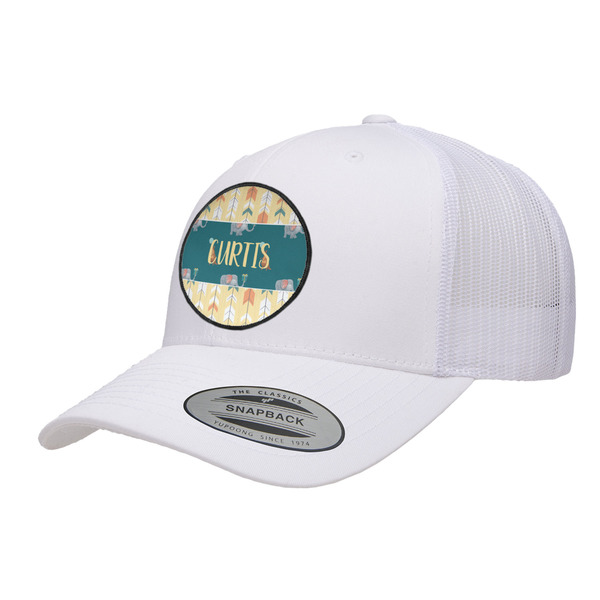 Custom Animal Friend Birthday Trucker Hat - White (Personalized)