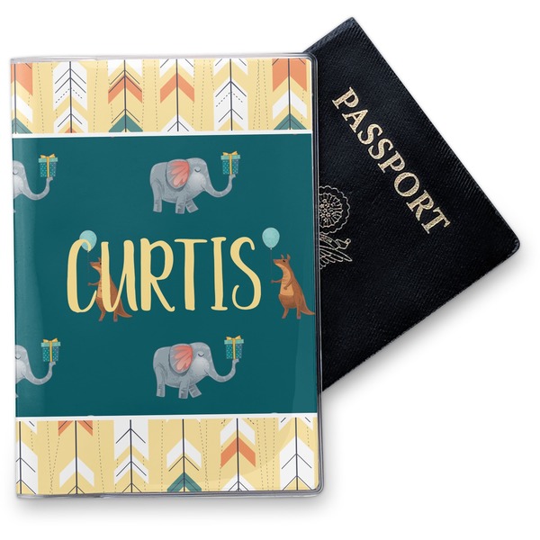 Custom Animal Friend Birthday Vinyl Passport Holder (Personalized)