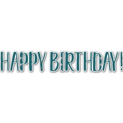 Animal Friend Birthday Name/Text Decal - Medium (Personalized)