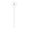 Animal Friend Birthday White Plastic 5.5" Stir Stick - Round - Single Stick