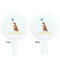 Animal Friend Birthday White Plastic 7" Stir Stick - Double Sided - Round - Front & Back