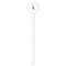 Animal Friend Birthday White Plastic 7" Stir Stick - Round - Single Stick