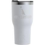 Animal Friend Birthday RTIC Tumbler - White - Engraved Front (Personalized)