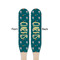 Animal Friend Birthday Wooden Food Pick - Paddle - Double Sided - Front & Back