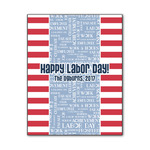 Labor Day Wood Print - 11x14 (Personalized)