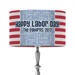 Labor Day 12" Drum Lamp Shade - Fabric (Personalized)