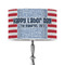 Labor Day 12" Drum Lampshade - ON STAND (Poly Film)