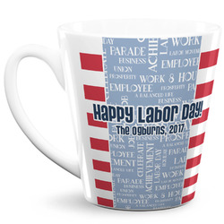 Labor Day 12 Oz Latte Mug (Personalized)