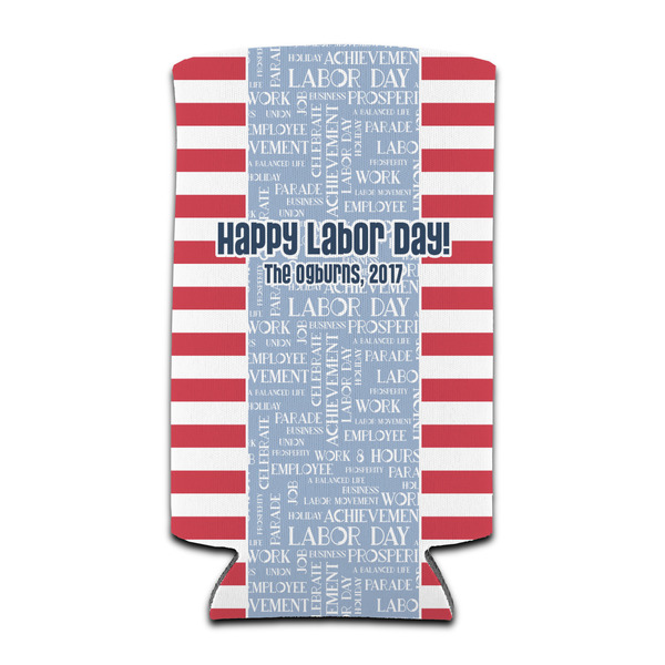 Custom Labor Day Can Cooler (tall 12 oz) (Personalized)