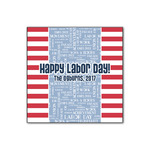 Labor Day Wood Print - 12x12 (Personalized)