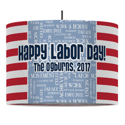Labor Day Drum Pendant Lamp (Personalized)