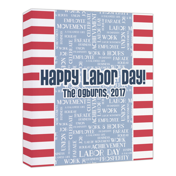 Custom Labor Day Canvas Print - 20x24 (Personalized)