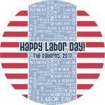 Labor Day Multipurpose Round Labels - 3" (Personalized)