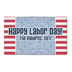 Labor Day 3' x 5' Indoor Area Rug (Personalized)