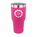 Labor Day 30 oz Stainless Steel Tumbler - Pink - Single Sided