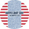 Labor Day 4" Multipurpose Round Labels - Single Sticker