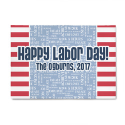 Labor Day 4' x 6' Patio Rug (Personalized)