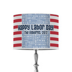 Labor Day 8" Drum Lamp Shade - Poly-film (Personalized)