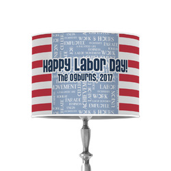 Labor Day 8" Drum Lamp Shade - Poly-film (Personalized)