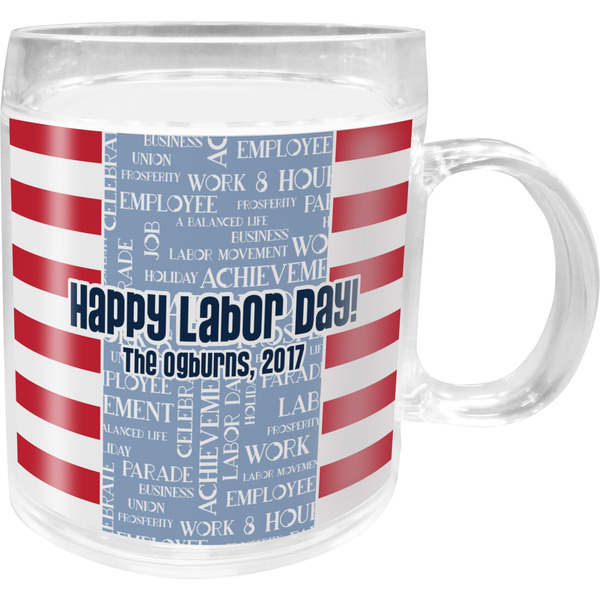 Custom Labor Day Acrylic Kids Mug (Personalized)