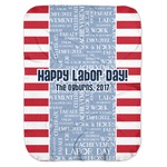 Labor Day Baby Swaddling Blanket (Personalized)