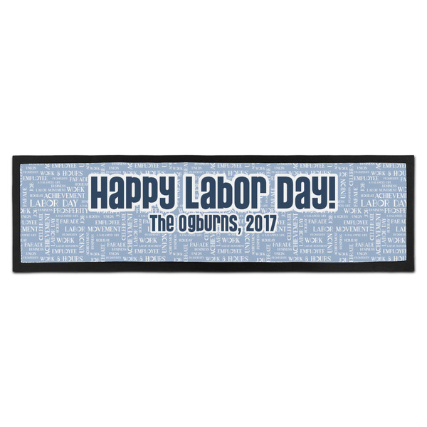 Custom Labor Day Bar Mat (Personalized)