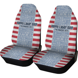 Labor Day Car Seat Covers (Set of Two) (Personalized)