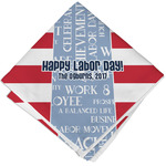 Labor Day Cloth Cocktail Napkin - Single w/ Name or Text