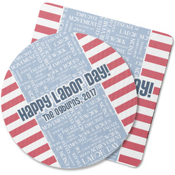 Labor Day Rubber Backed Coaster (Personalized)