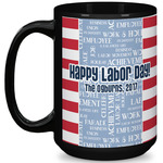 Labor Day 15 Oz Coffee Mug - Black (Personalized)