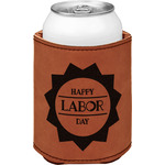 Labor Day Leatherette Can Sleeve - Double Sided (Personalized)