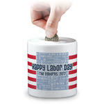 Labor Day Coin Bank (Personalized)