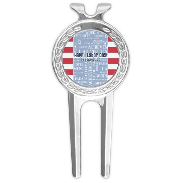 Custom Labor Day Golf Divot Tool & Ball Marker (Personalized)