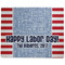 Labor Day Dog Food Mat - Large without Bowls