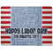 Labor Day Dog Food Mat - Medium without bowls