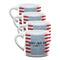 Labor Day Double Shot Espresso Mugs - Set of 4 Front