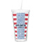 Labor Day Double Wall Tumbler with Straw (Personalized)