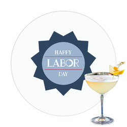 Labor Day Printed Drink Topper