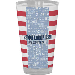 Labor Day Pint Glass - Full Color (Personalized)