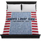 Labor Day Duvet Cover - Queen - On Bed - No Prop