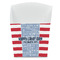 Labor Day French Fry Favor Box - Front View