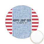 Labor Day Printed Cookie Topper - 2.15" (Personalized)