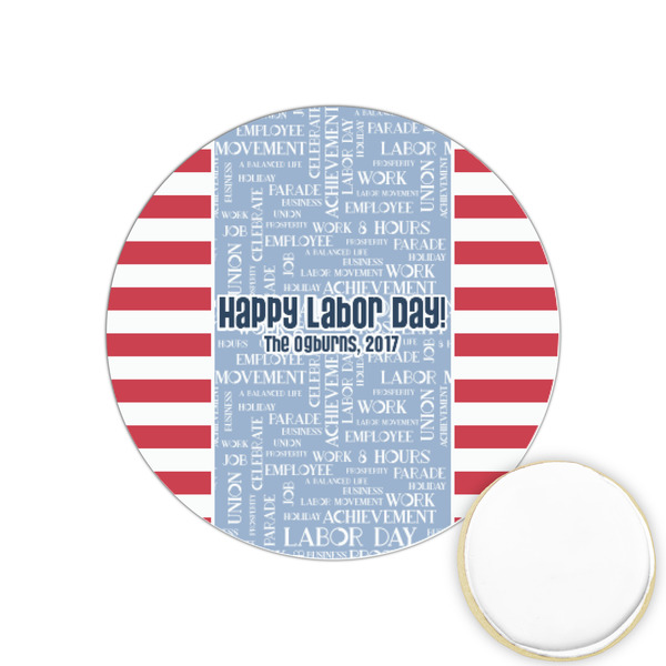 Custom Labor Day Printed Cookie Topper - 1.25" (Personalized)