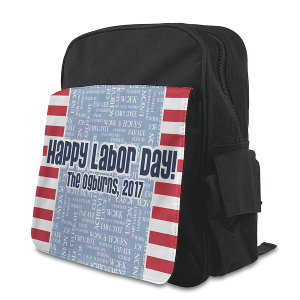 Custom Labor Day Preschool Backpack (Personalized)