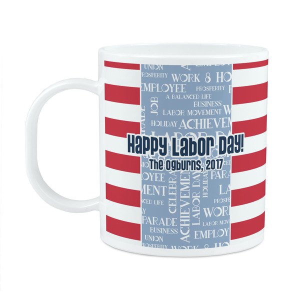 Custom Labor Day Plastic Kids Mug (Personalized)