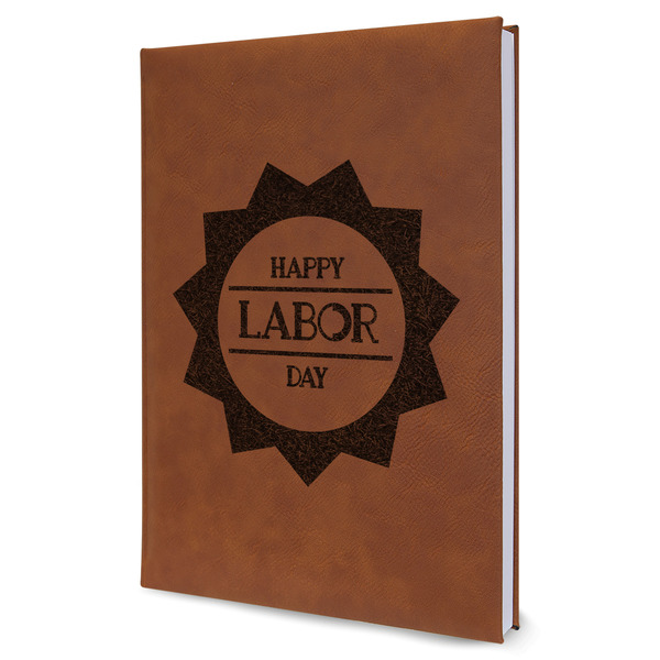 Custom Labor Day Leather Sketchbook - Large - Single Sided