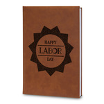 Labor Day Leatherette Journal - Large - Double Sided (Personalized)